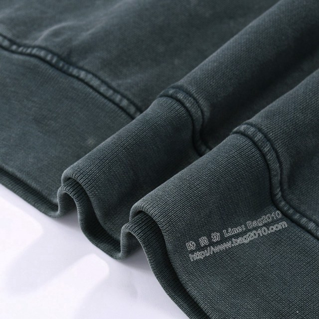 Gucci古奇專櫃古馳2023FW新款重工洗水紮染燙鑽圓領衛衣 男女同款 tzy3204